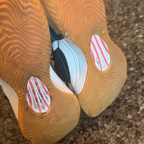 Nike air zoom KD 7 VII Easy Money White Green Size 9 Sneakers EUC - Picture 15 of 17